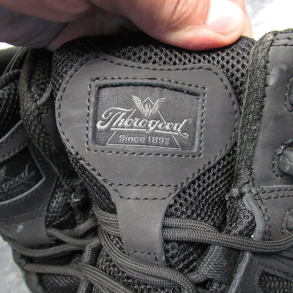 Thorogood Boots Unisex 6M‎ 8W Black Steel Toe 6